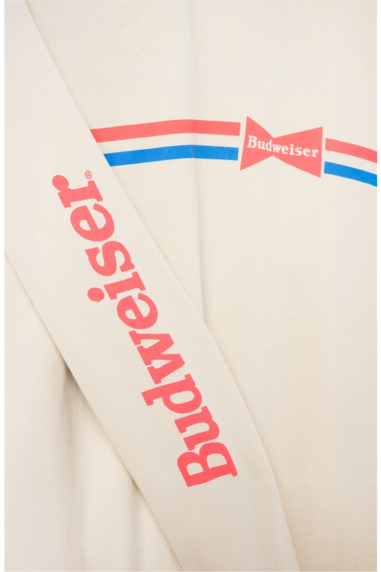 Bud Stripe Graphic Sweatshirt, Alternate, color, SAND