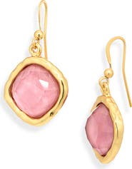 Karine Sultan Mocha Stone Drop Earrings
