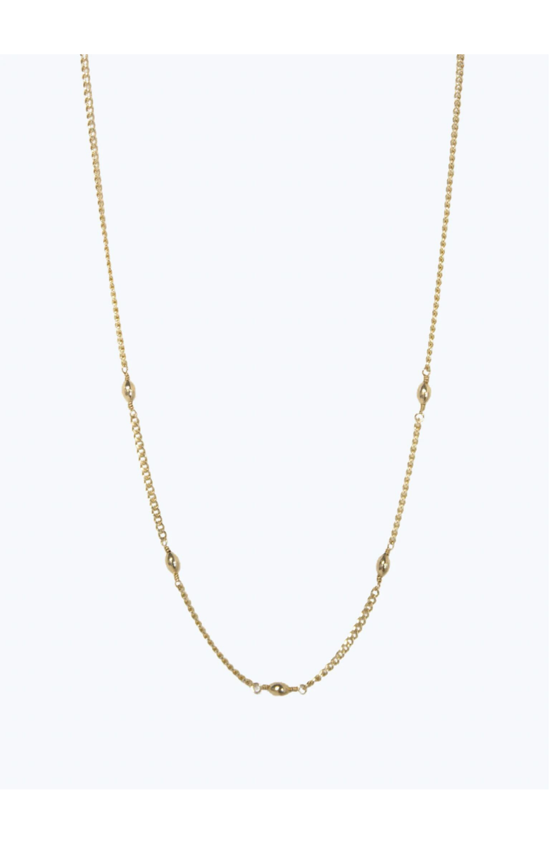 ABLE Nora Curb Chain Necklace, Main, color, Gold-Filled