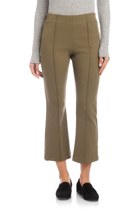 Sigourney Pintuck Crop Stretch Twill Pants