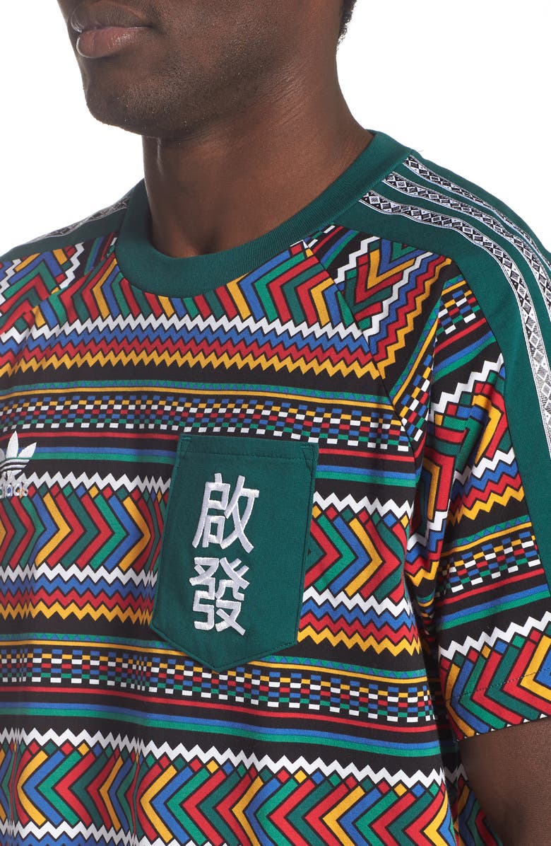 adidas Originals by Pharrell Williams Solar Hu Pocket T-Shirt, Alternate, color, 