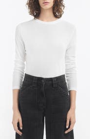 CO Crewneck Long Sleeve in Cotton Jersey