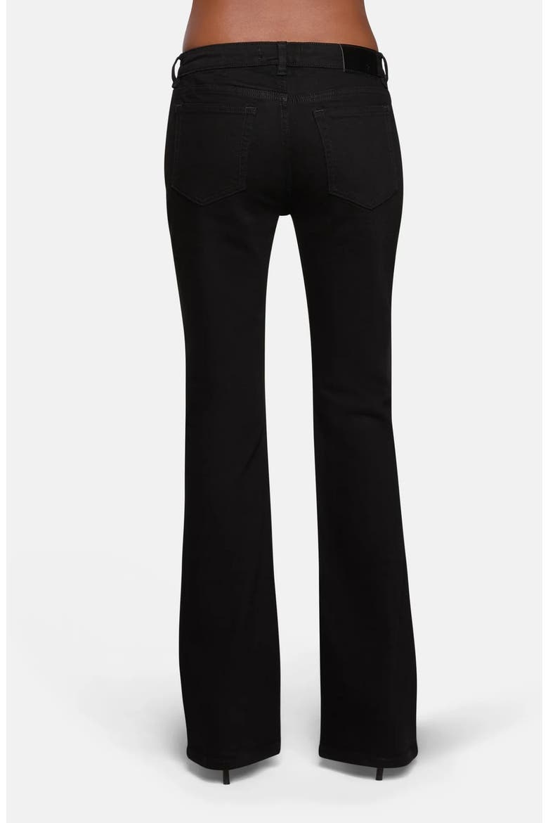 Maria Slim Bootcut Jeans, Alternate, color, NOIR