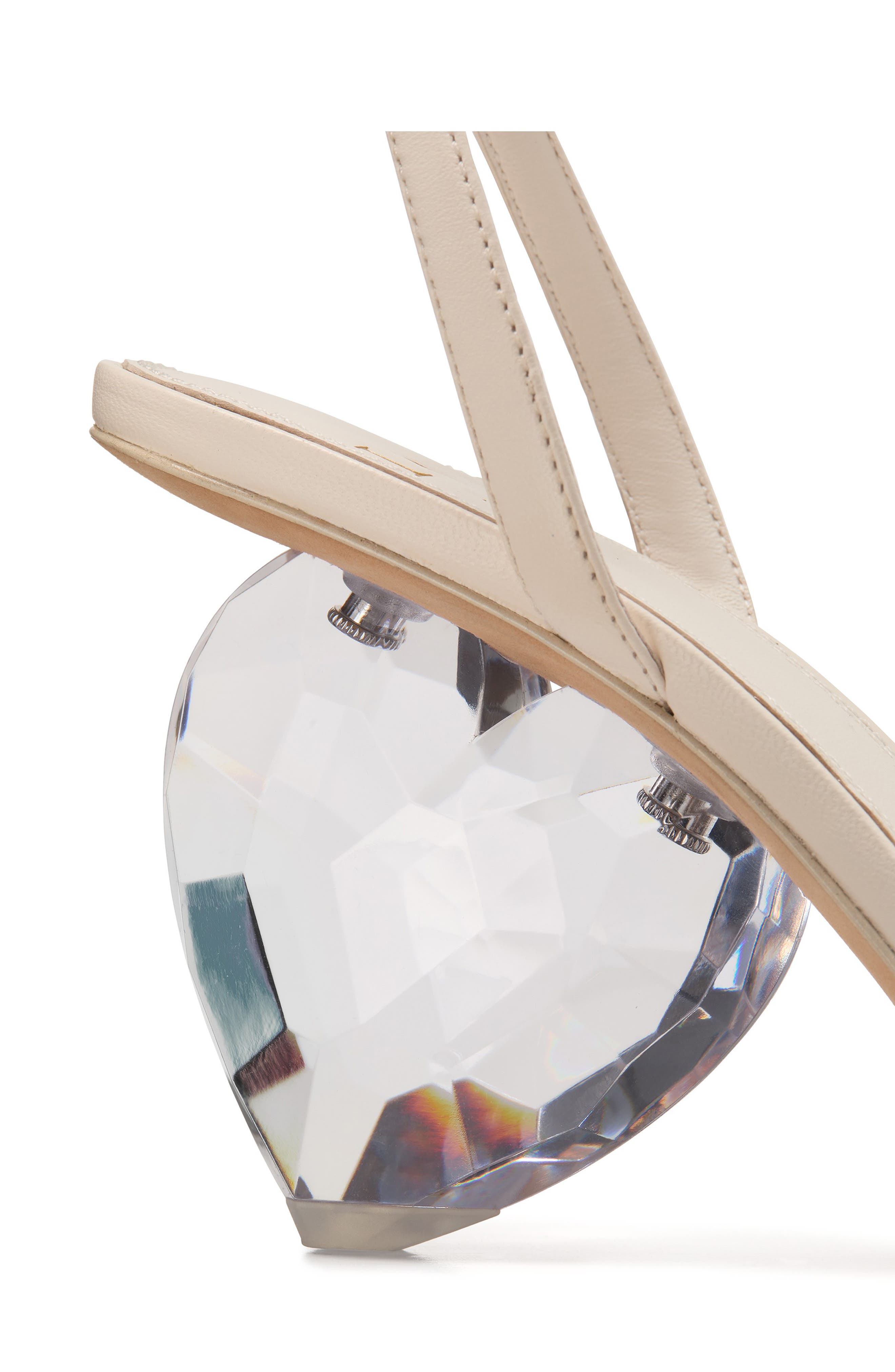 Kate Spade New York heart ankle strap sandal, Alternate, color, Cream