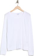 James Perse Relaxed Raglan Sleeve Cotton Pullover