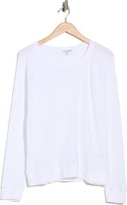 James Perse Relaxed Raglan Sleeve Cotton Pullover