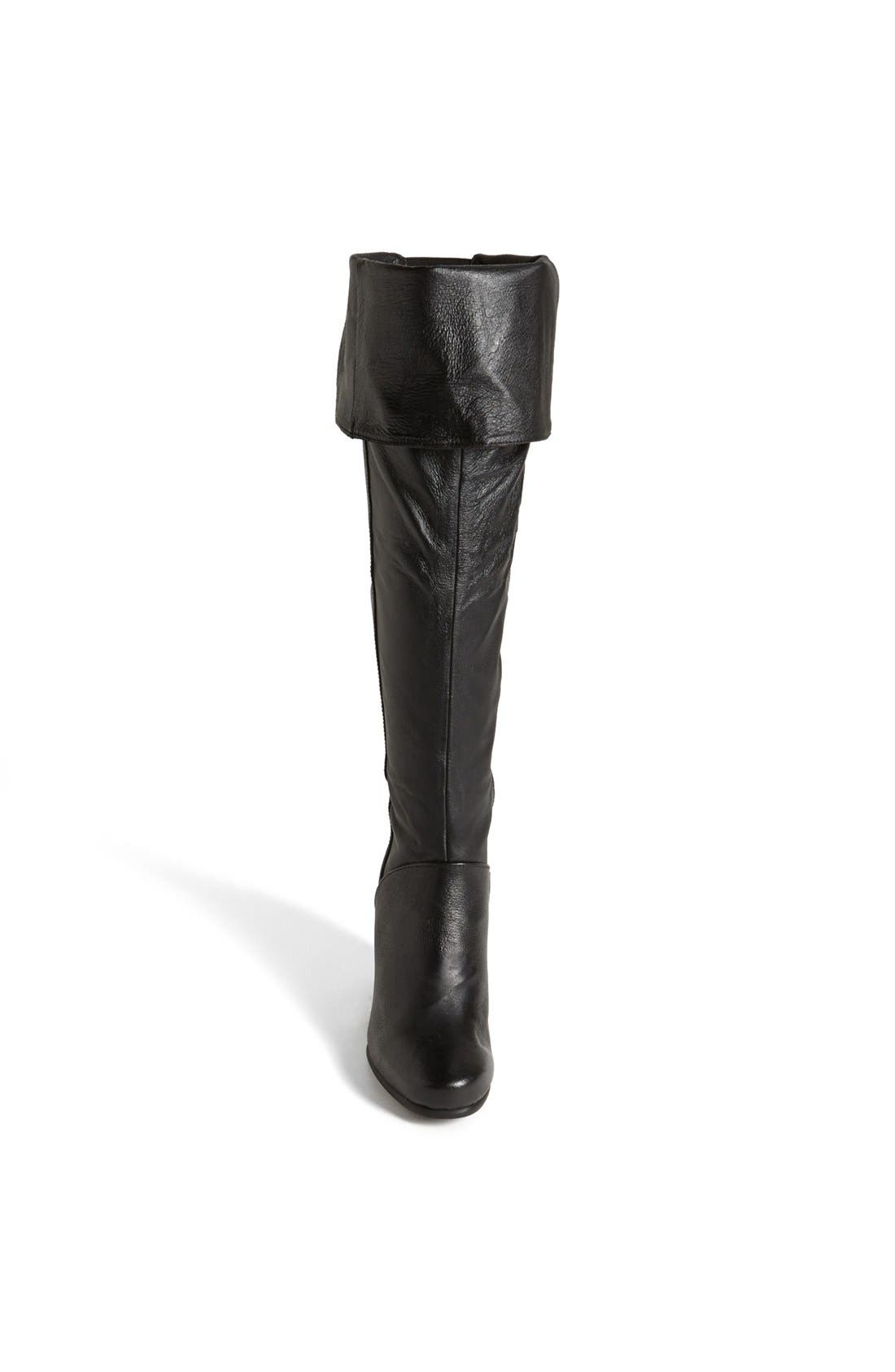 'Vera Cruz' Over the Knee Boot, Alternate, color, BLACK