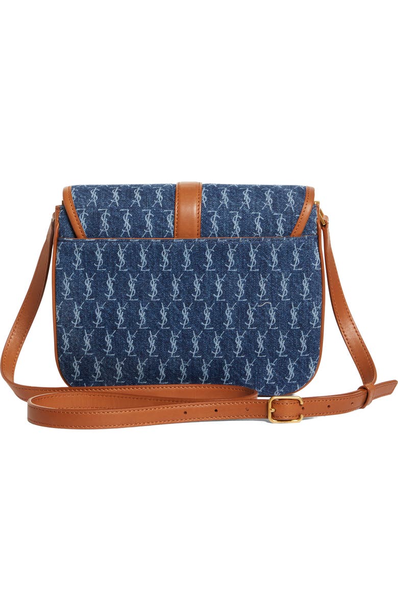 Saint Laurent Small Le Monogramme Denim Shoulder Bag, Alternate, color,
