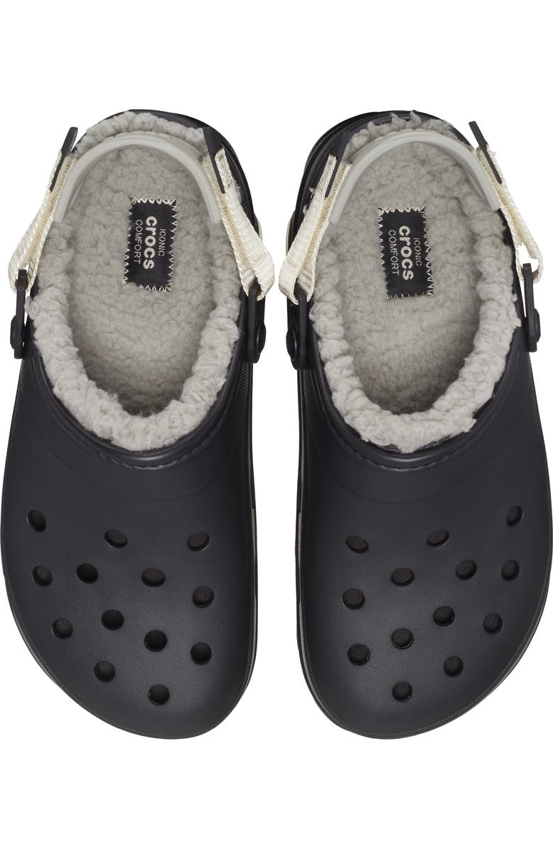 CROCS All-Terrain Faux Fur Lined Clog, Alternate, color,