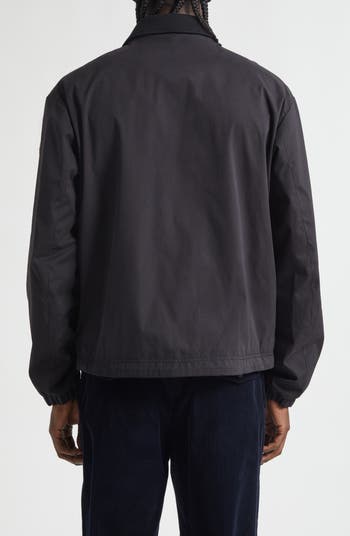 Moncler Arinell Logo Embroidered Shirt Jacket | Nordstrom