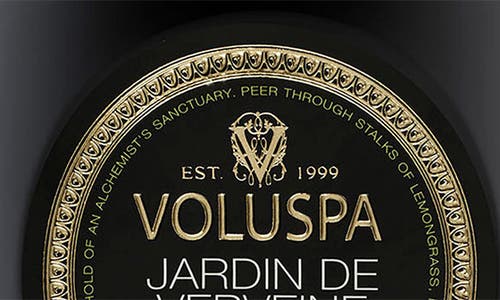 Voluspa Jardin De Verveine Large Jar Candle In Black