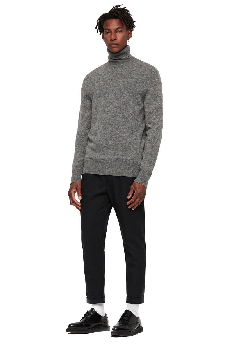 AllSaints Nova Slim Fit Turtleneck Sweater, Alternate, color, 