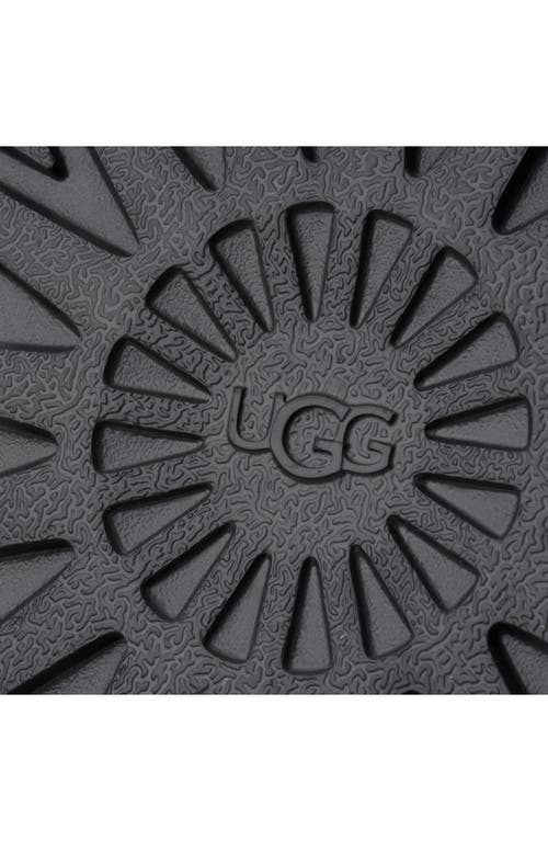 Ugg(r) Classic Micro Genuine Shearling Slipper In Black