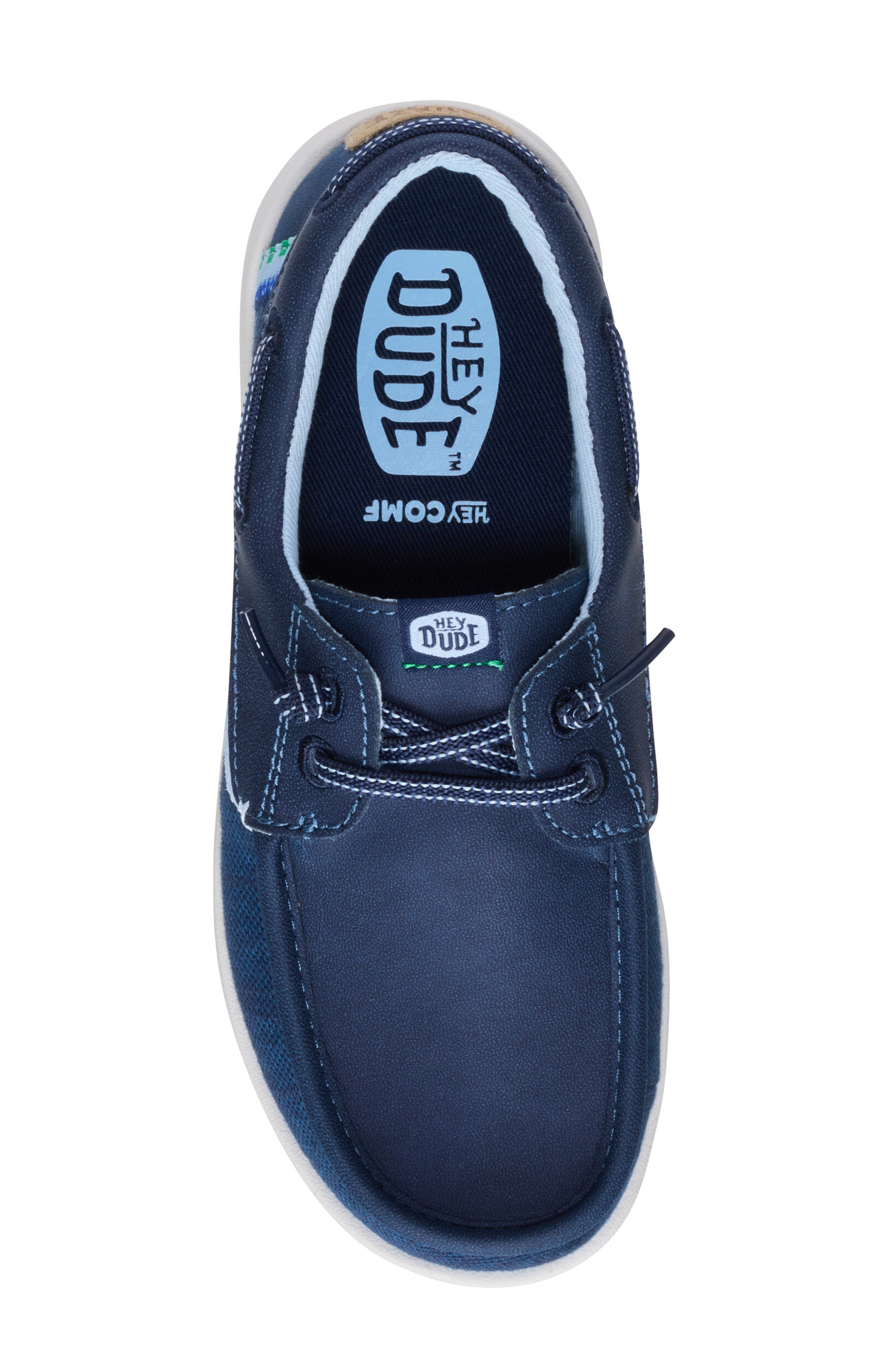 Kids' Wells Slip On Boat Shoe, Alternate, color, NAVY