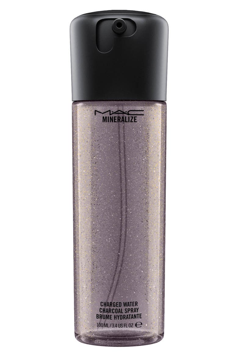 MAC Mineralize Charged Water Charcoal Spray, Main, color, NO COLOR