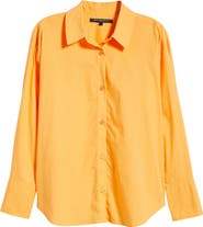 French Connection Rhodes Poplin Button-Up Shirt