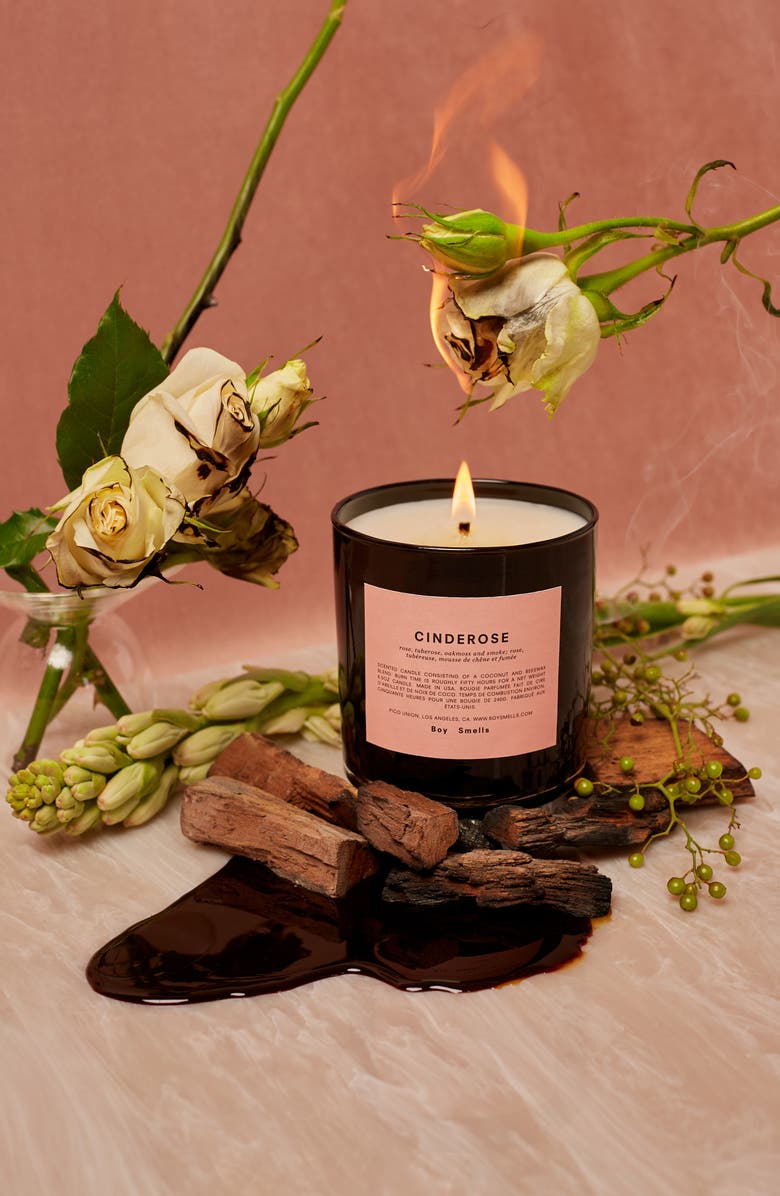 Boy Smells Cinderose Scented Candle, Alternate, color,