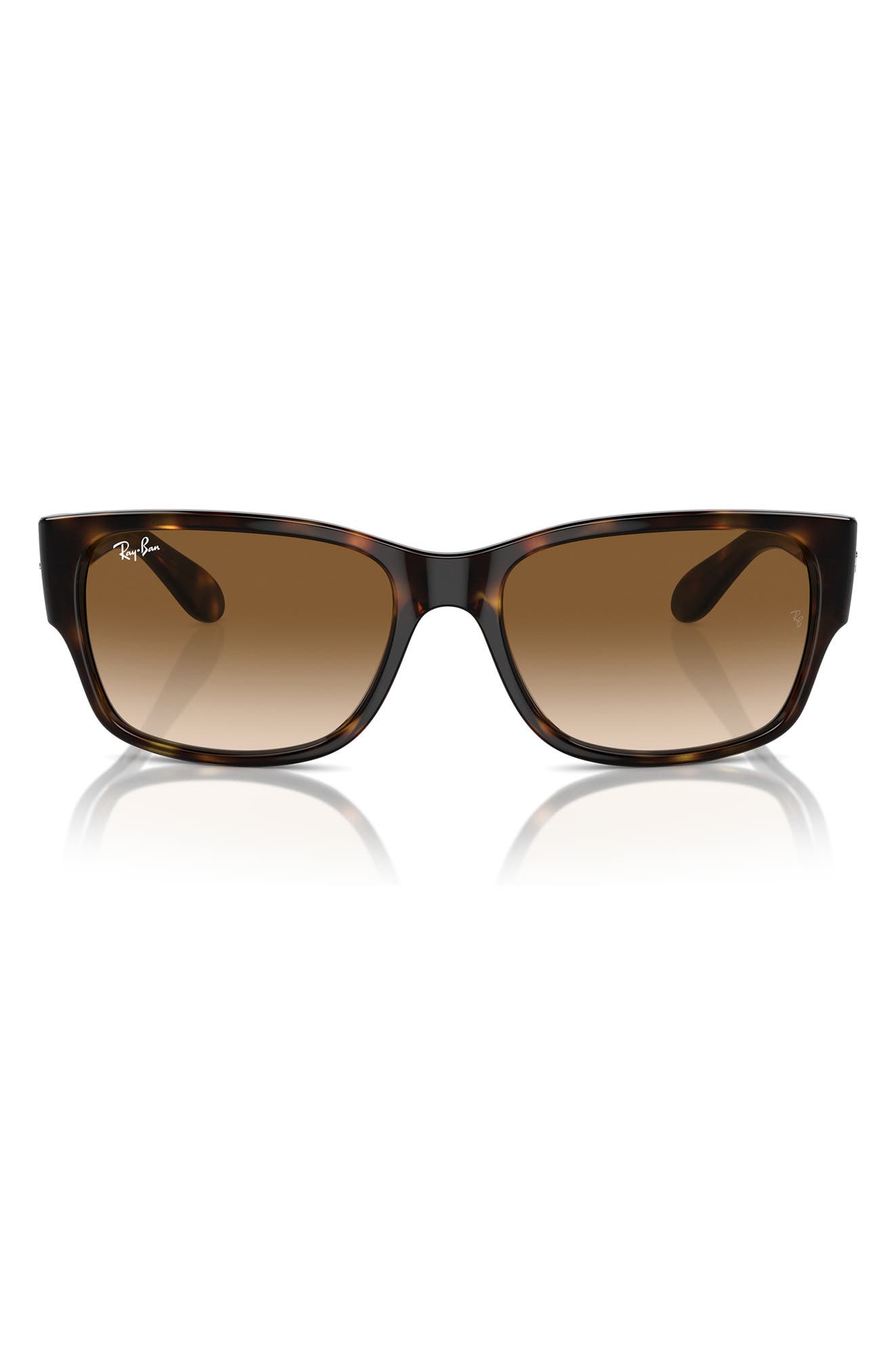 Ray-Ban 55mm Gradient Pillow Sunglasses