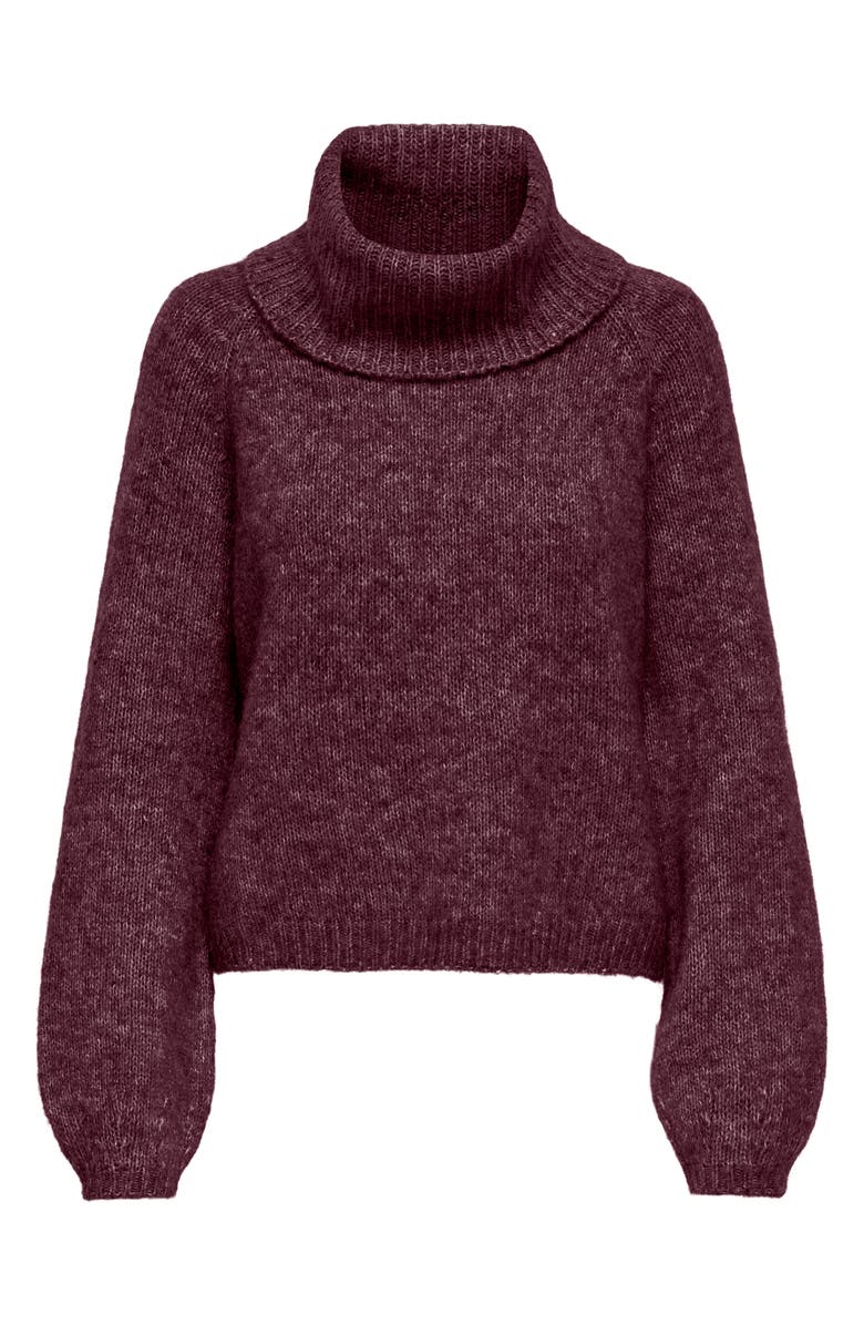 Only Gila Life Turtleneck Sweater, Main, color, Winetasting Detail M