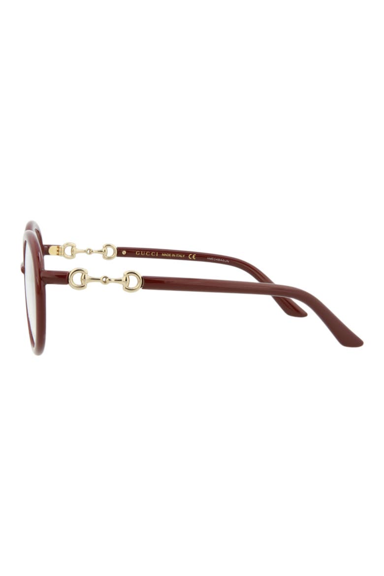 Round Optical Glasses, Alternate, color, RED RED TRANSPARENT