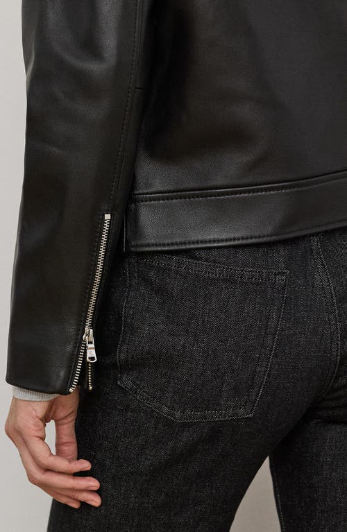 Ralph Lauren Lauren Leather Jacket In Black