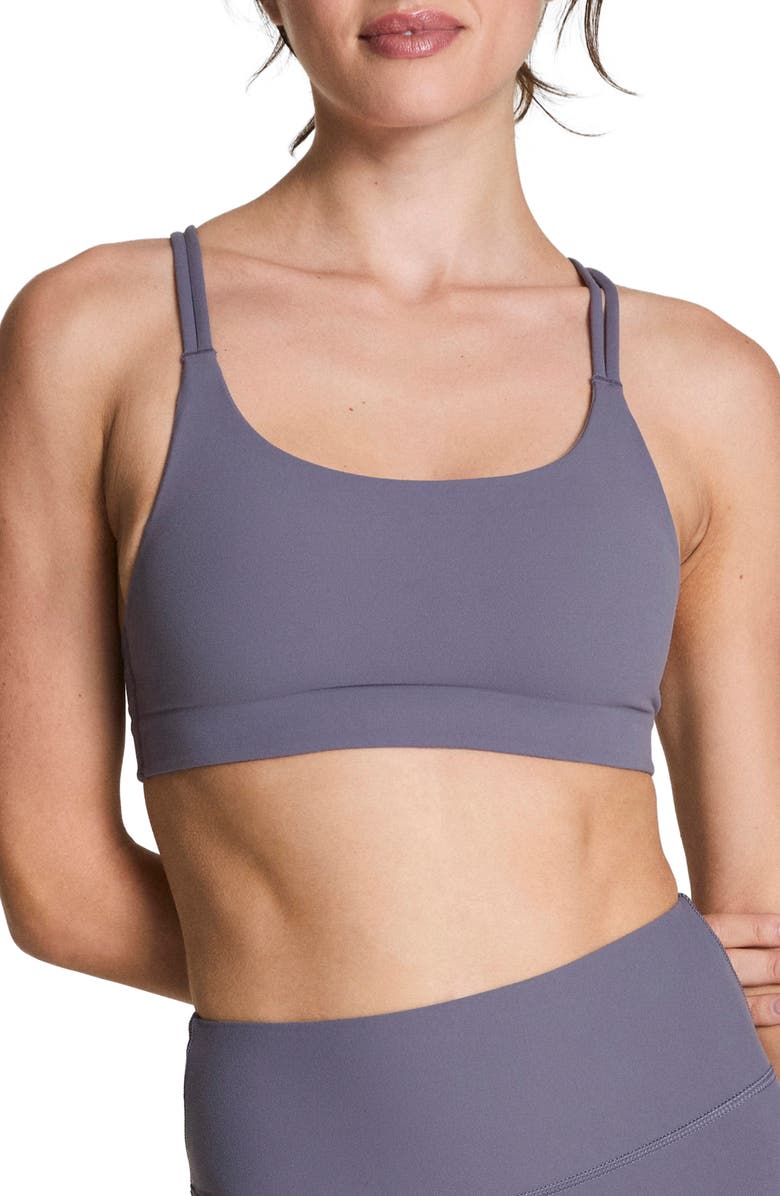 SPANX<sup>®</sup> SPANXsmooth<sup>™</sup> OnForm Low Impact Sports Bra, Main, color, Orchid Ash