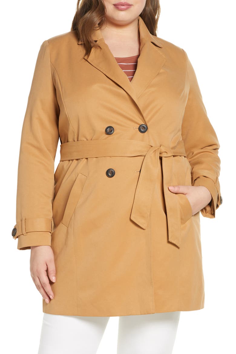 Curve Tie Waist Jacket, Main, color, TOBACCO BROWN