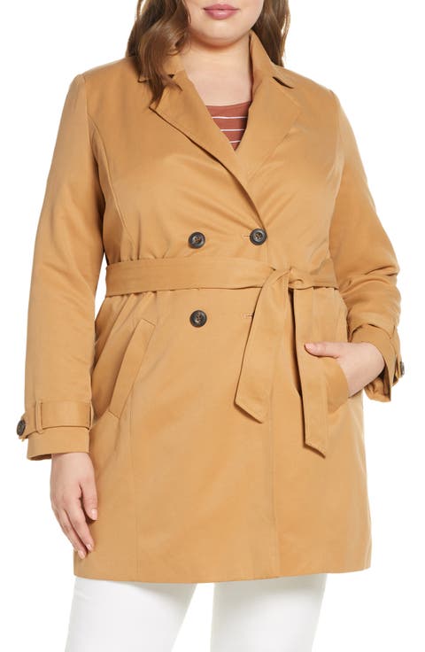 Curve Tie Waist Jacket (Plus Size)