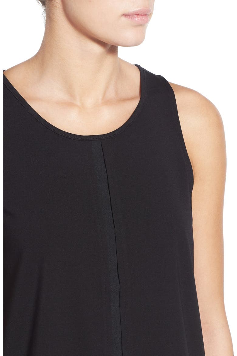 Double Layer Tank, Alternate, color, BLACK