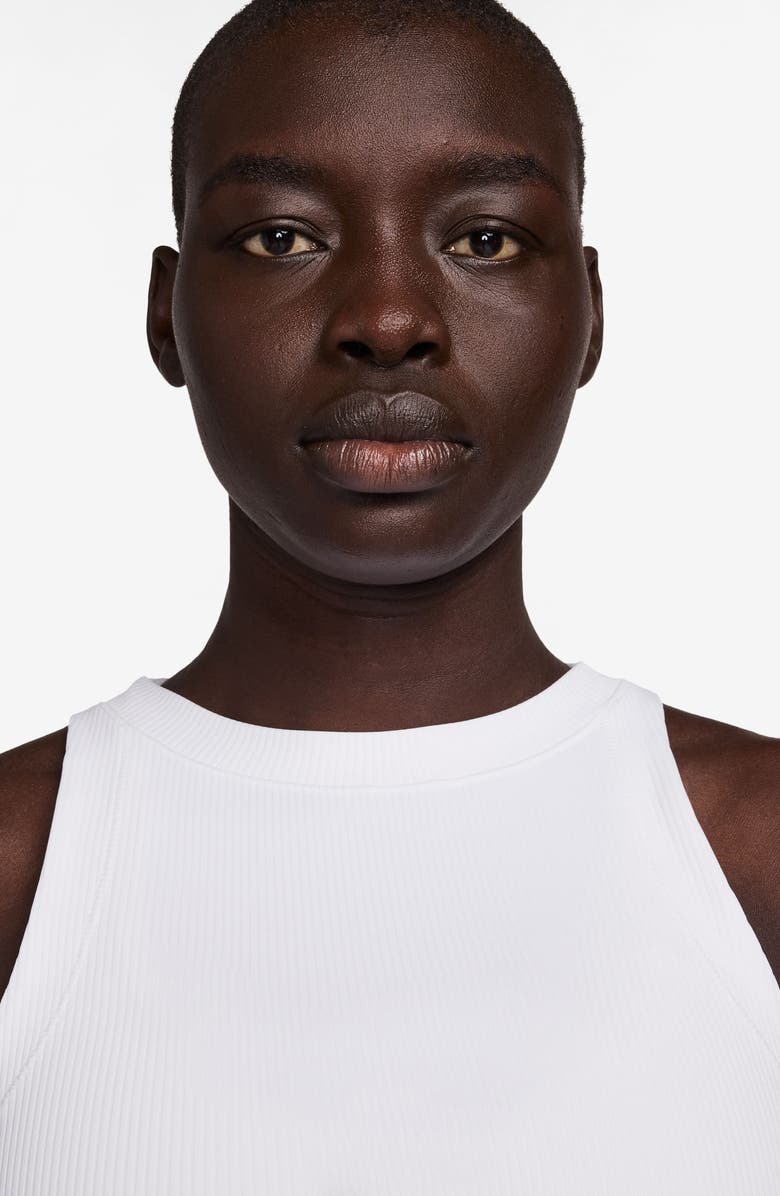 Nike Zenvy Dri-FIT Rib Tank, Alternate, color, White/ Pcg6c