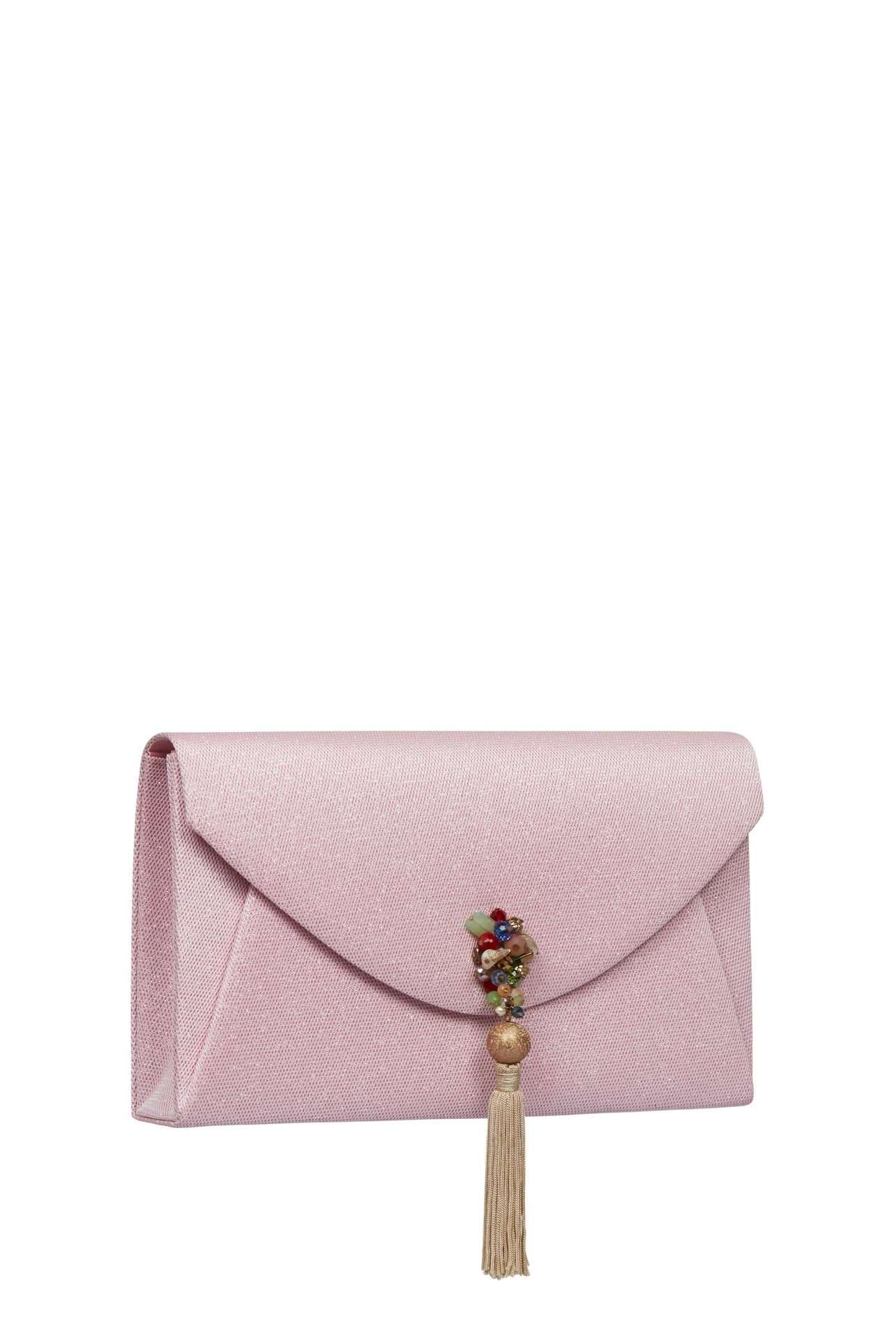 LarAllan Feyi Oversized Envelope Clutch, Alternate, color, Blush Pink