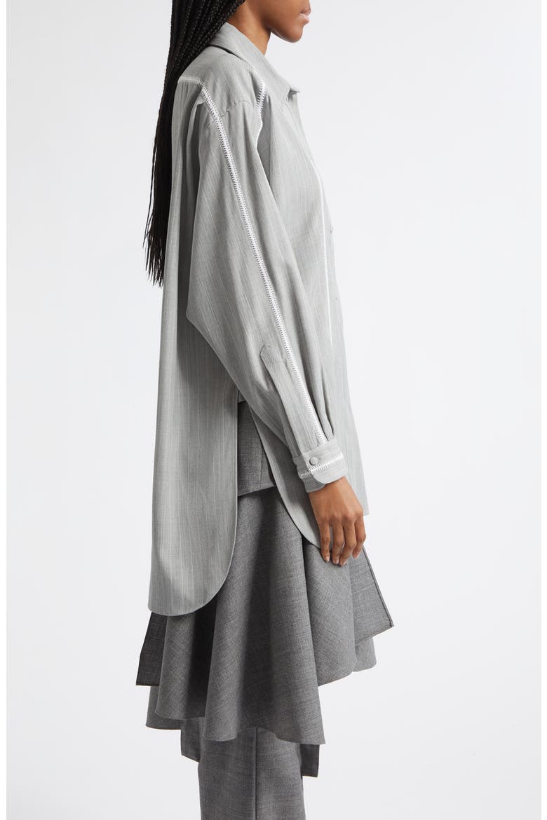 Bridgetown Virgin Wool Blend Shirt, Alternate, color, GREY MLANGE