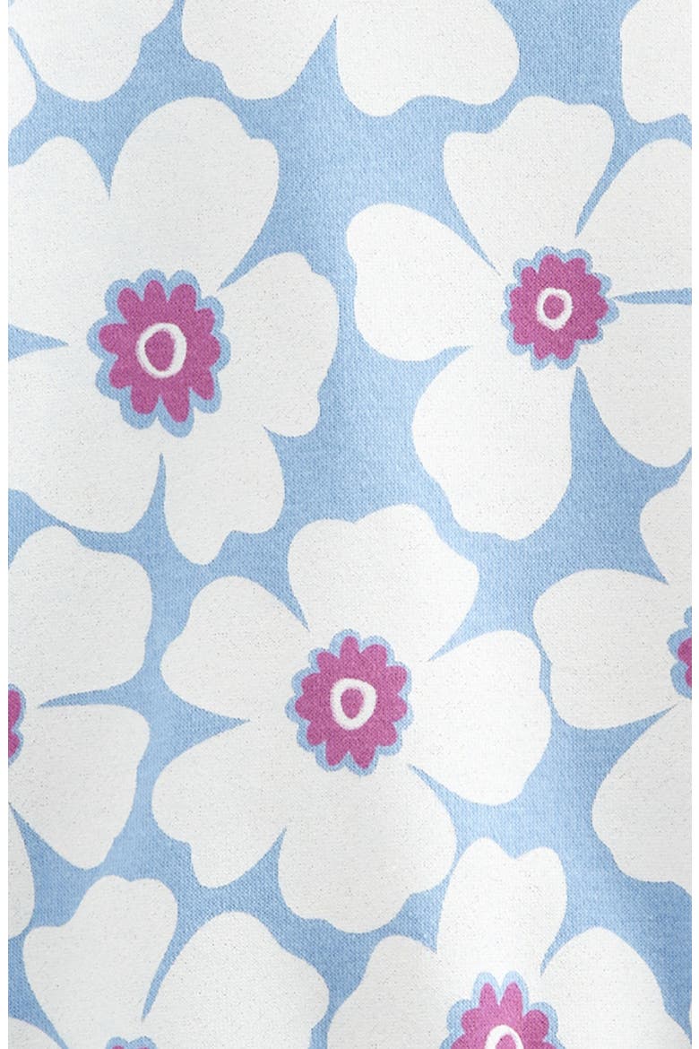 Kids' Bubble Sleeve Sweatshirt, Alternate, color, BLUE EXPANSE POPPIES