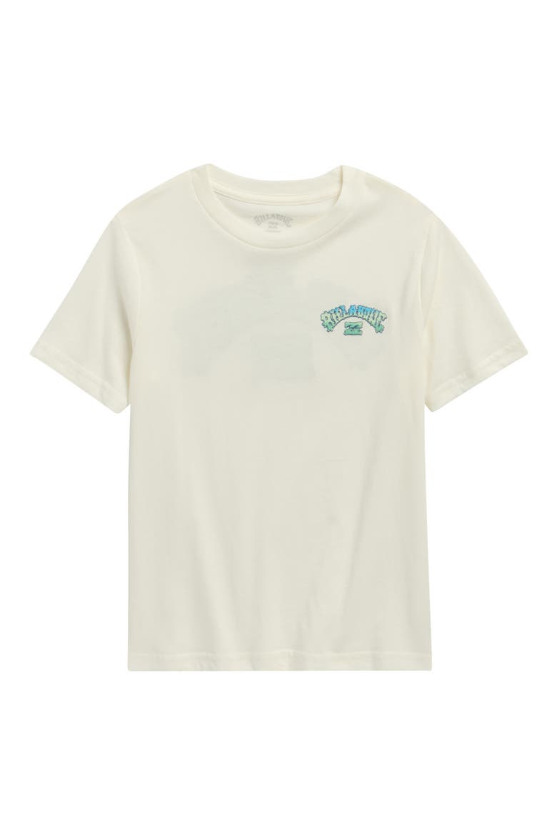 Kids' Wax Arch Cotton Graphic T-Shirt, Main, color, OFF WHITE