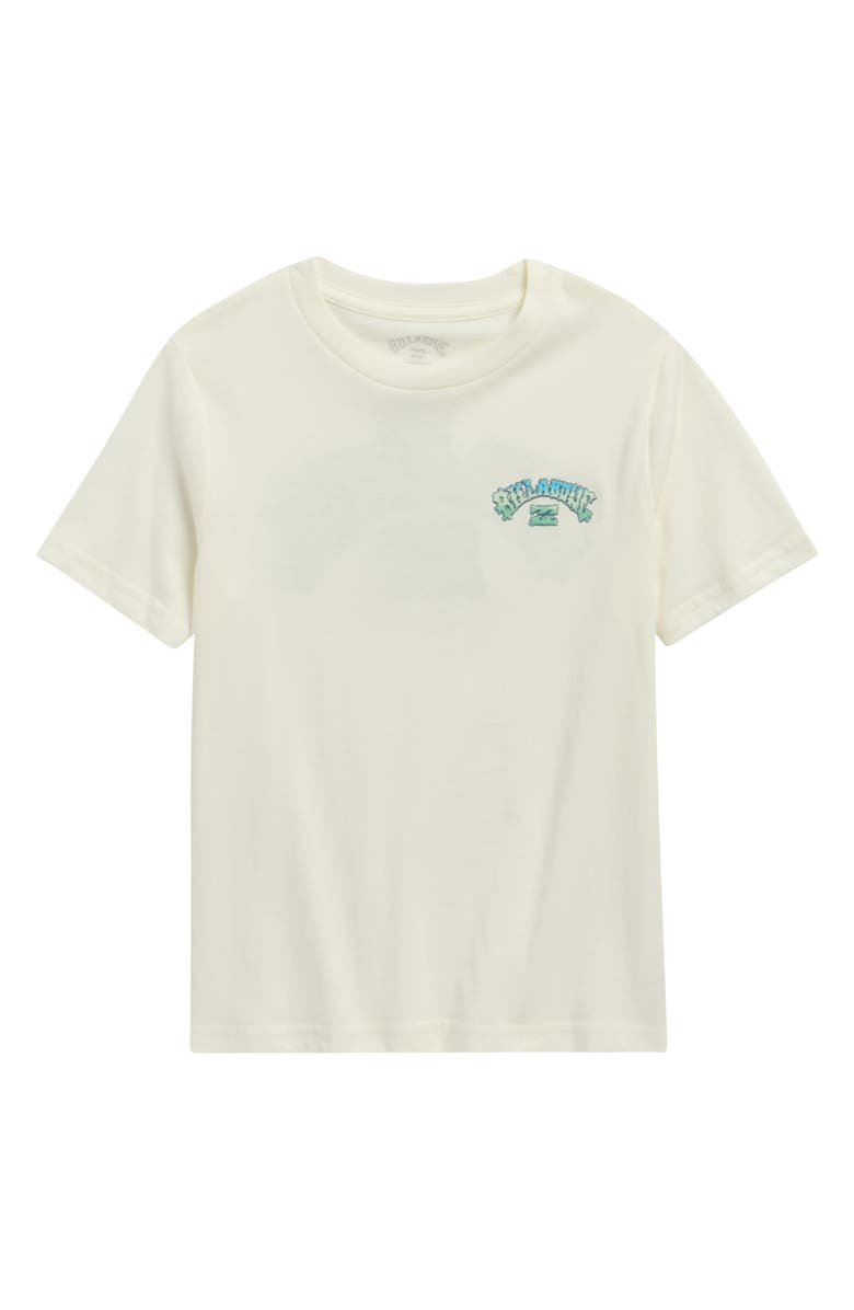 Billabong Kids' Wax Arch Cotton Graphic T-Shirt, Main, color, Off White