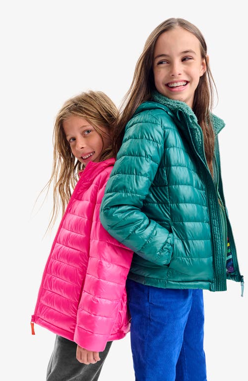 Primary Kids Lightweight Puffer Jacket In Pink