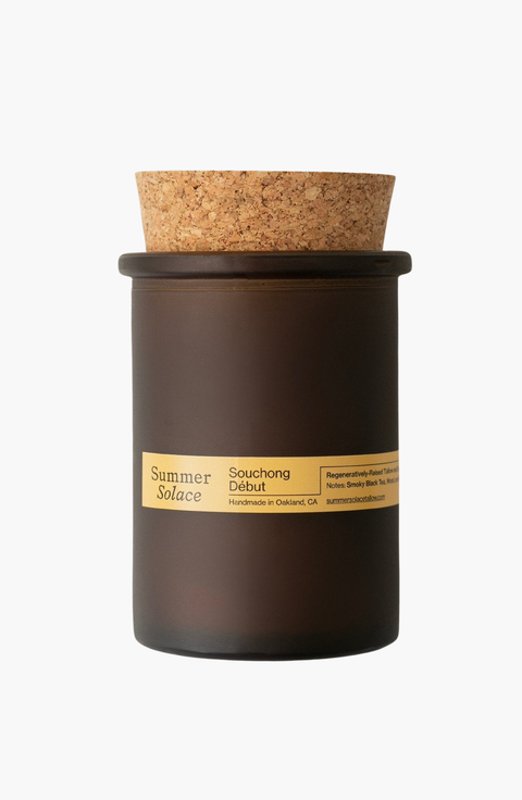 Souchong Debut Candle - Regenerative Tallow and Beeswax