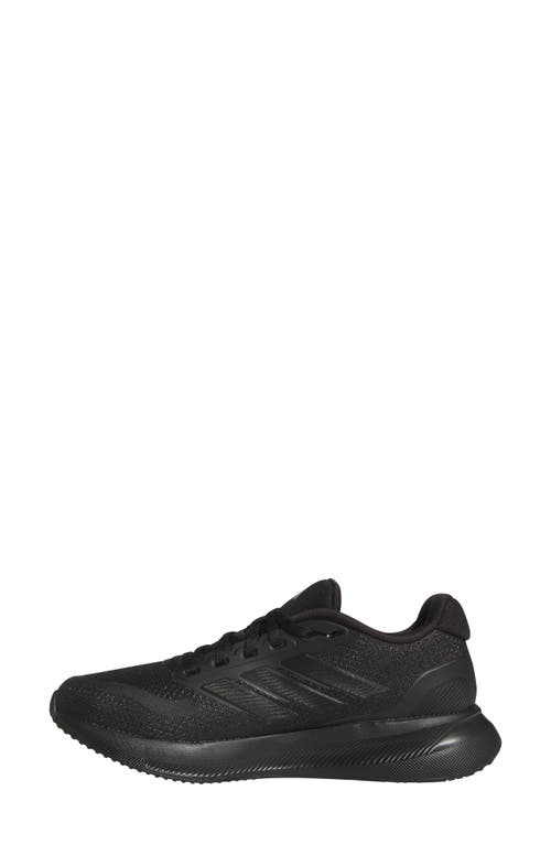 Adidas Originals Adidas Run Falcon 5 Running Shoe In Black/black/white
