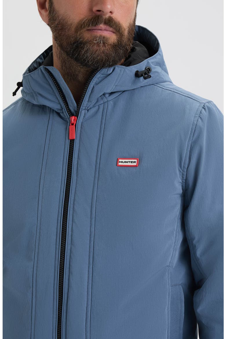 Horley Hooded Water Resistant Ripstop Jacket, Alternate, color, VINTAGE INDIGO