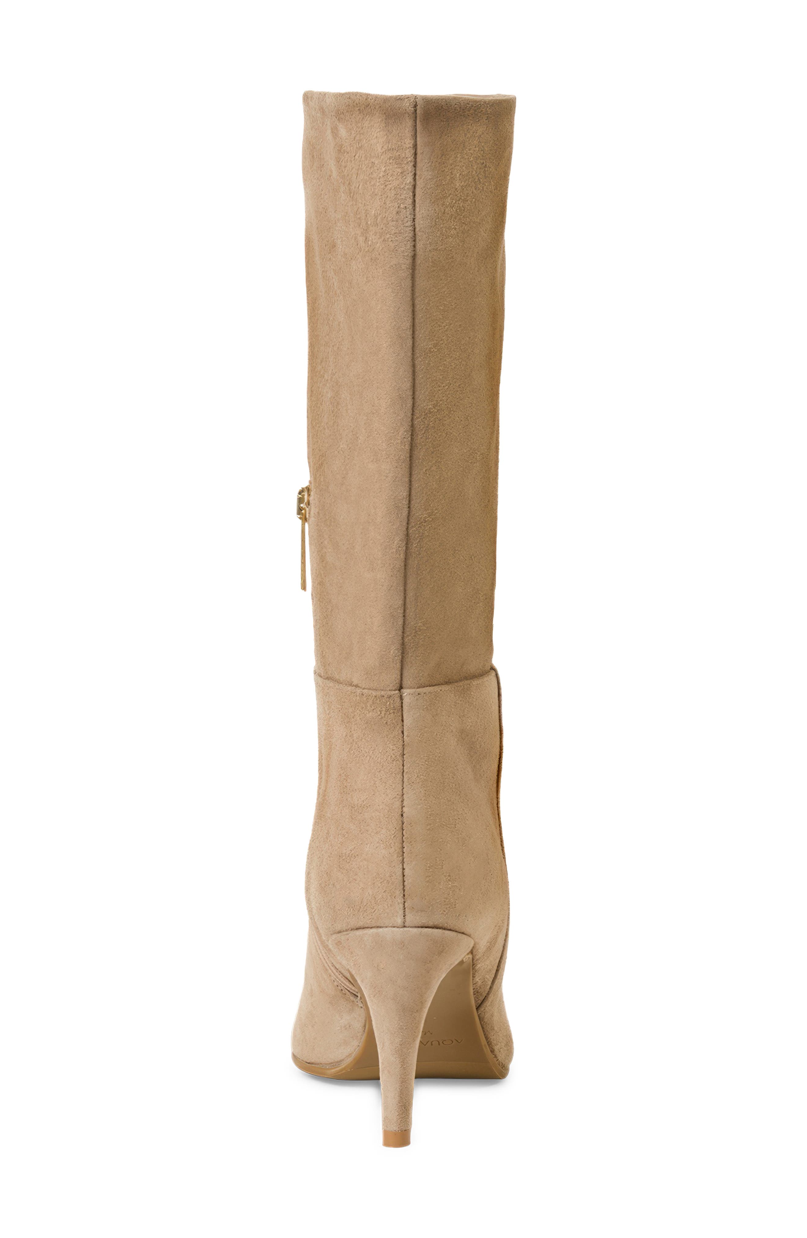 Patti Leather Boot, Alternate, color, SAND SUEDE