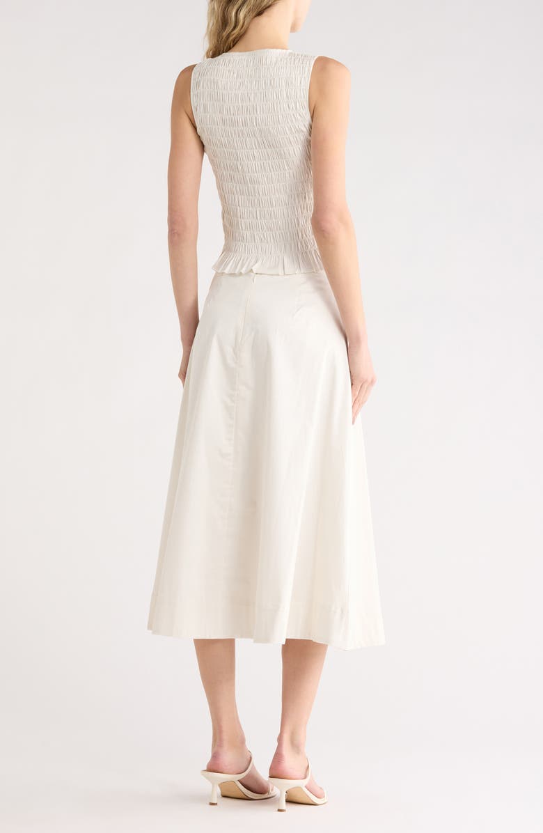 EDIT by JASON WU Smocked Tank & Maxi Skirt Set, Alternate, color, Ivory