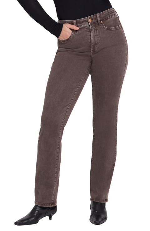 Marilyn High Waist Straight Leg Jeans