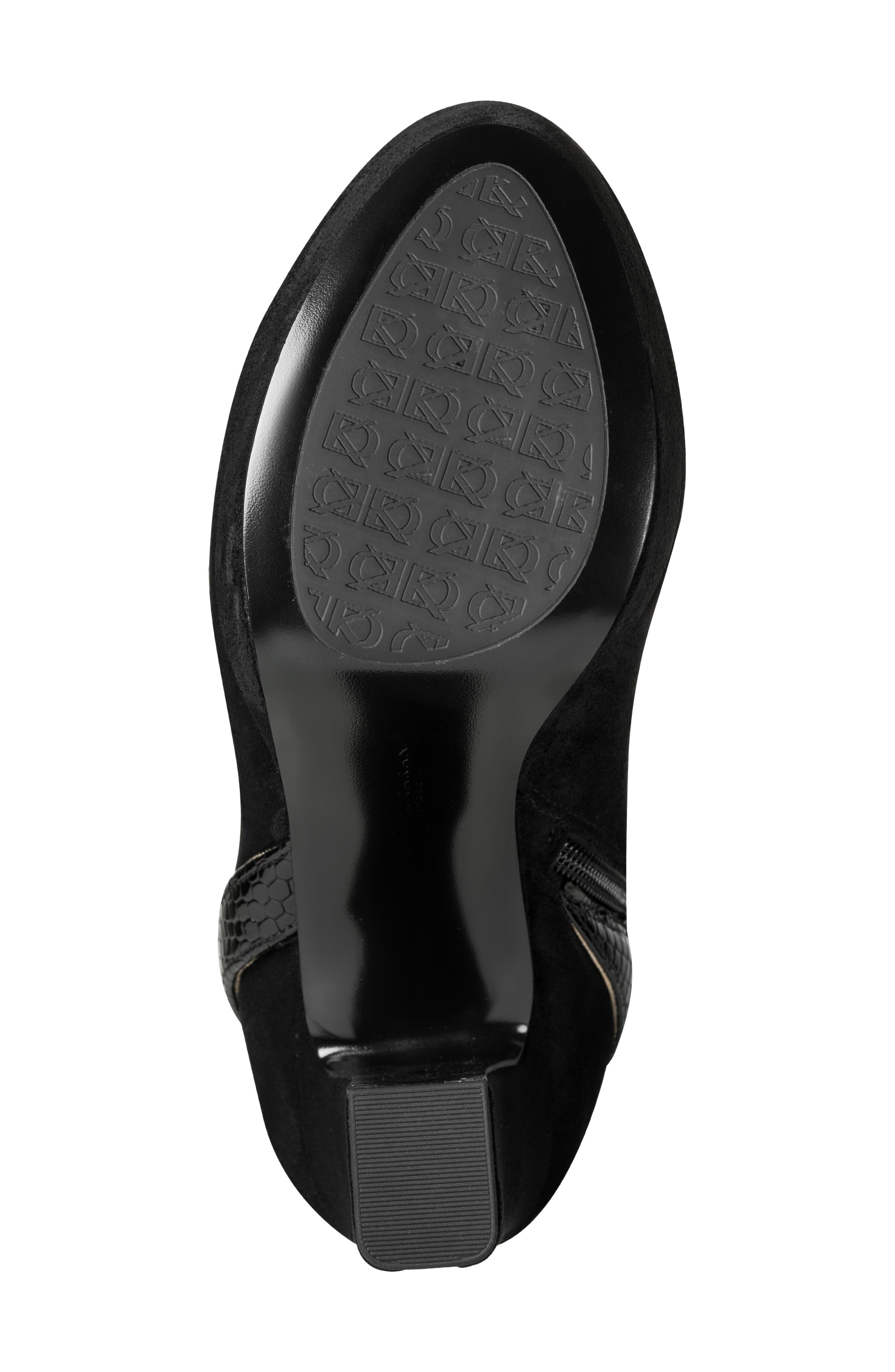 Sparrow Platform Boot, Alternate, color, BLACK