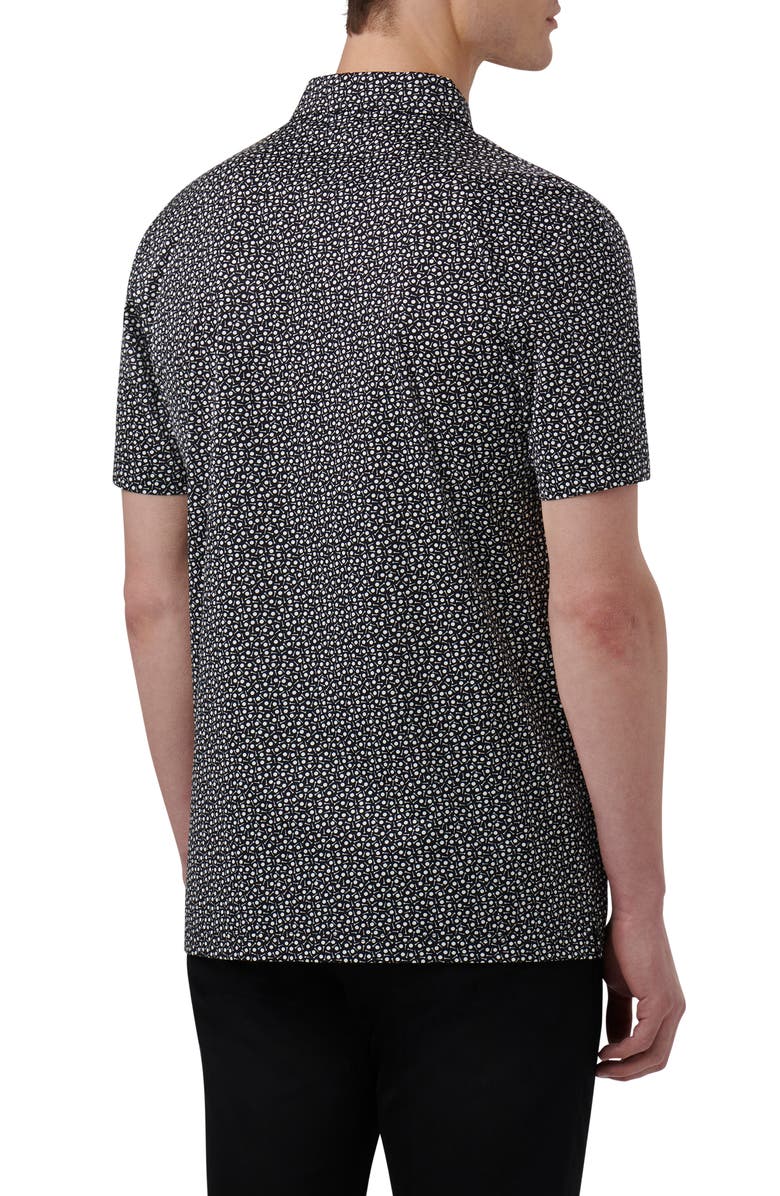 Bugatchi Victor OoohCotton<sup>®</sup> Nail & Tack Print Polo, Alternate, color, 