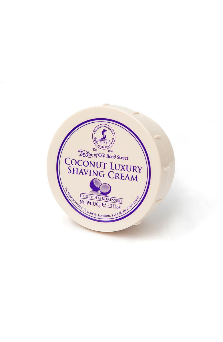 Taylor of Old Bond Street Coconut Shaving Cream Bowl, Main, color, White