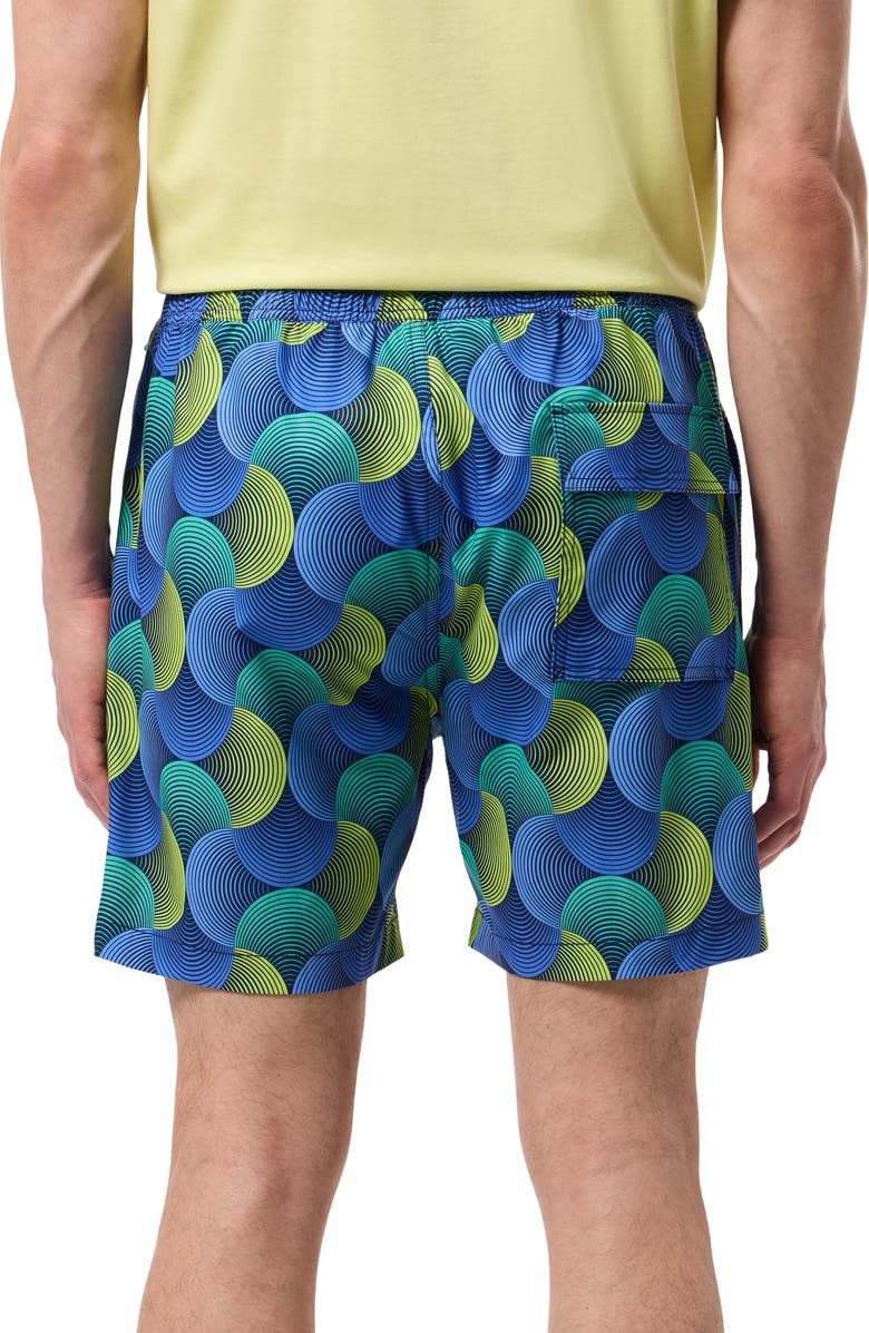 Psycho Bunny Stafford Print Swim Trunks, Alternate, color, 