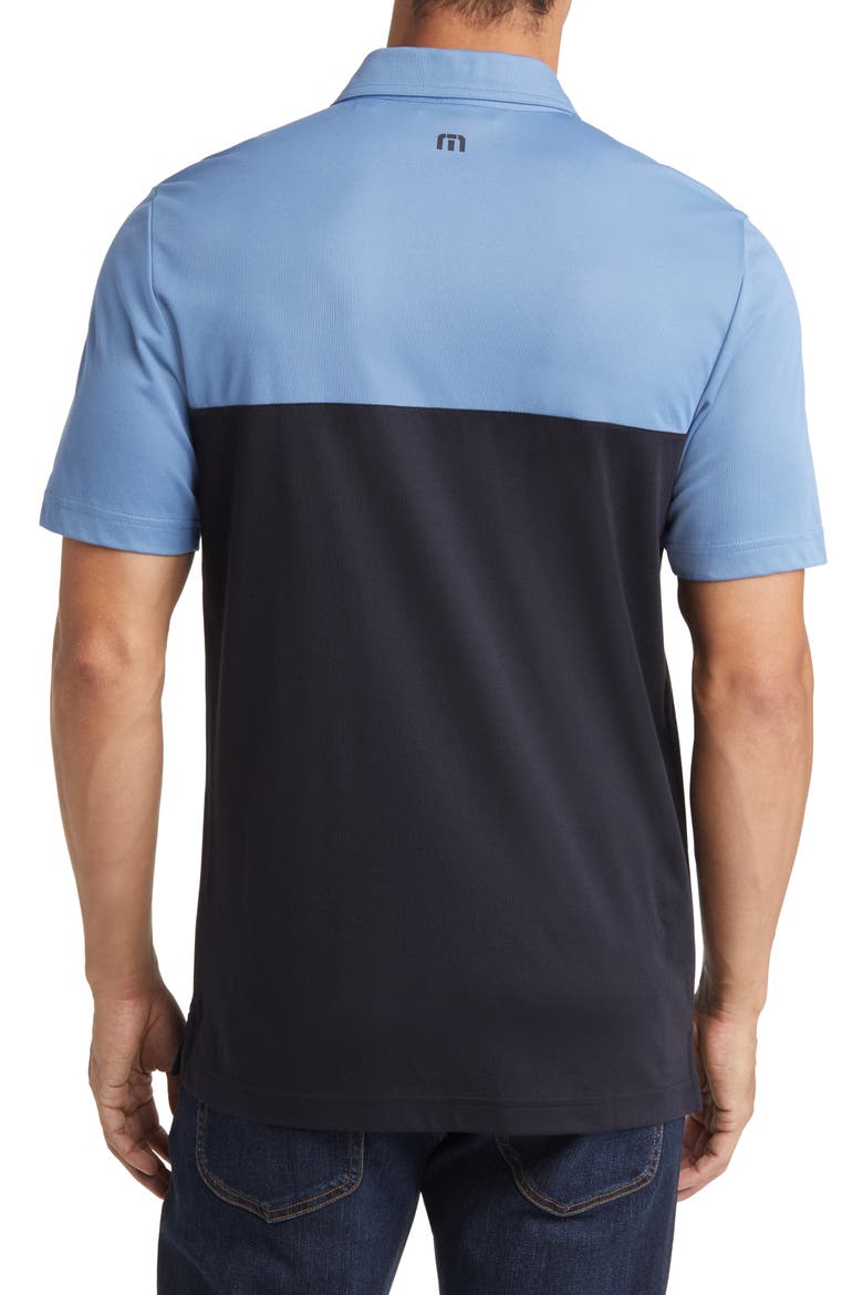 Taxiway Colorblock Piqué Polo, Alternate, color, CORONET