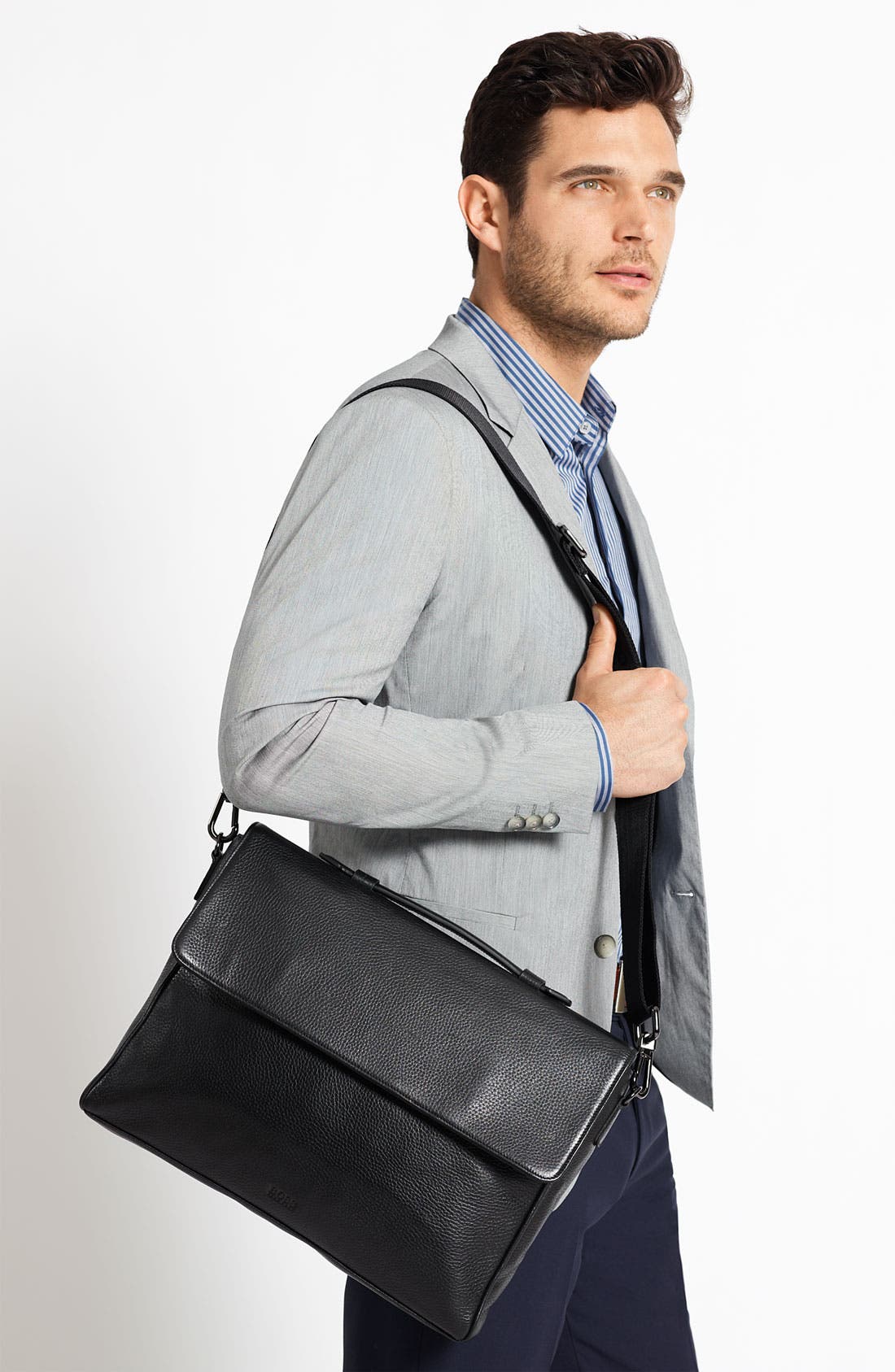 BOSS Hugo Boss 'Bangor 2' Messenger Bag, Alternate, color, 