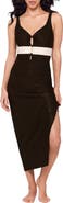 Magicsuit® Block Party Ruched Side Tie Convertible Cover-Up Maxi Skirt