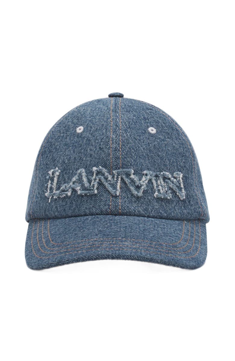 Lanvin CAP IN DENIM, Main, color, 